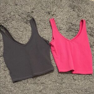 2 Hollister ribbed tank tops